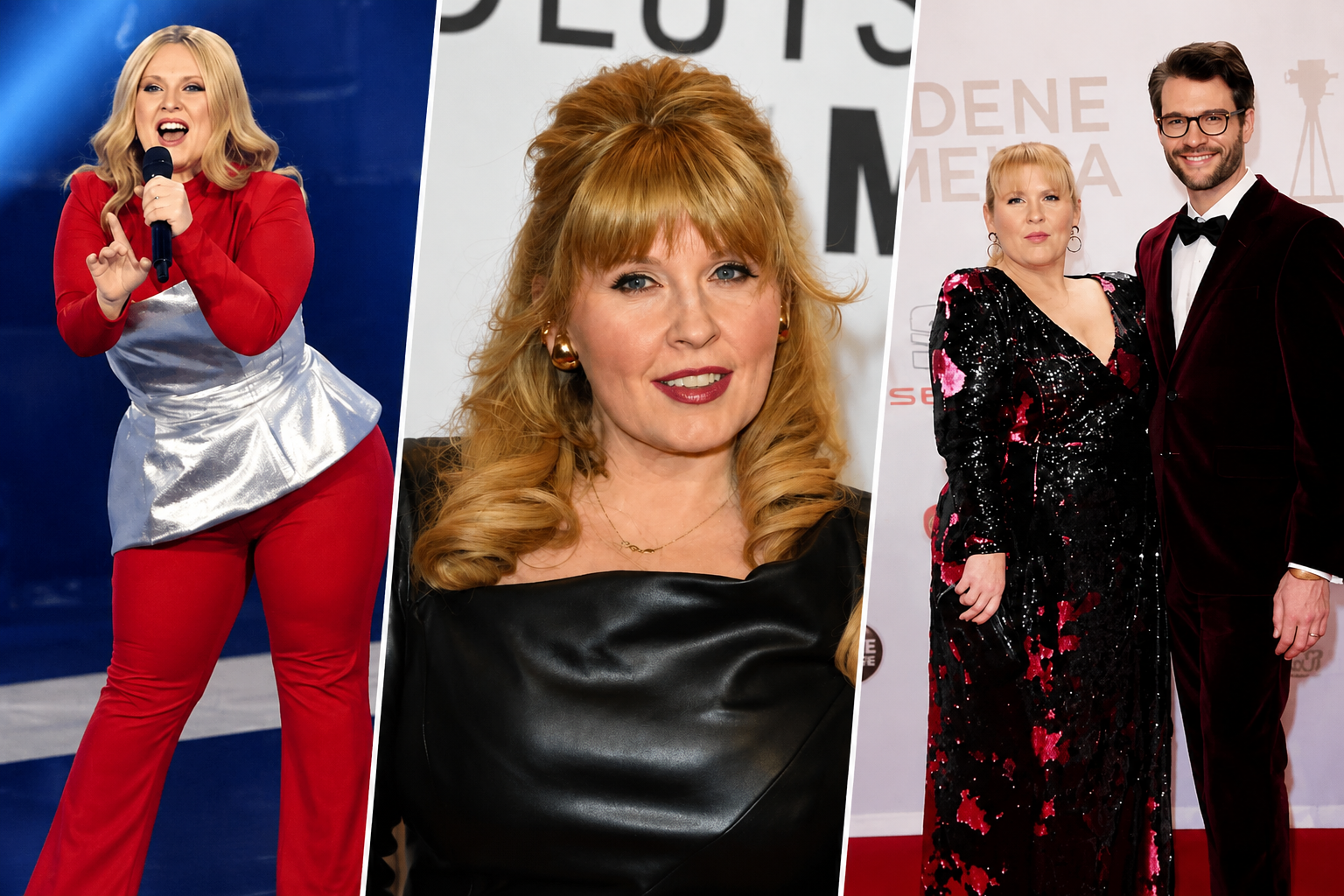 Maite Kelly – Sängerin auf der Bühne und bei einem Red-Carpet-Auftritt